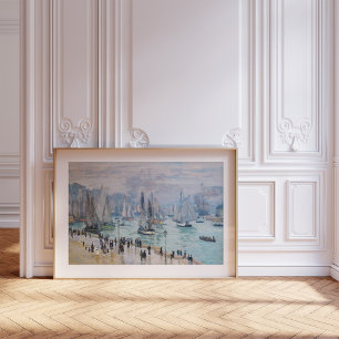 Fishing Boats Leaving the Harbor   Claude Monet Poster