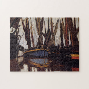 Fishing Boats Monet Fine Art Jigsaw Puzzle