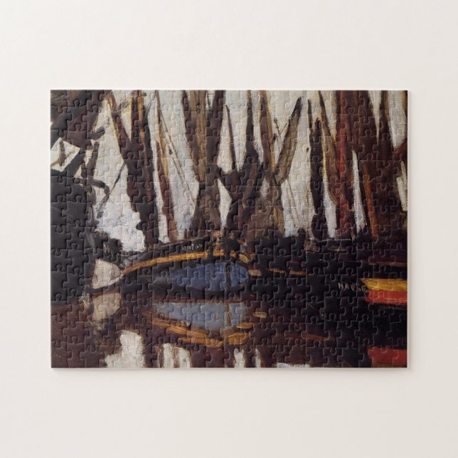 Fishing Boats Monet Fine Art Jigsaw Puzzle (Horizontal)