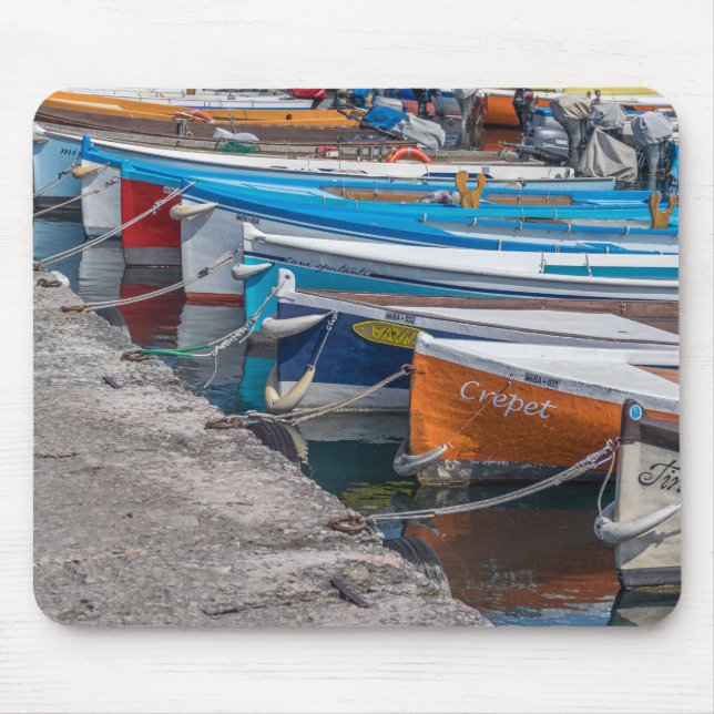 Fishing boats mousepad (Front)