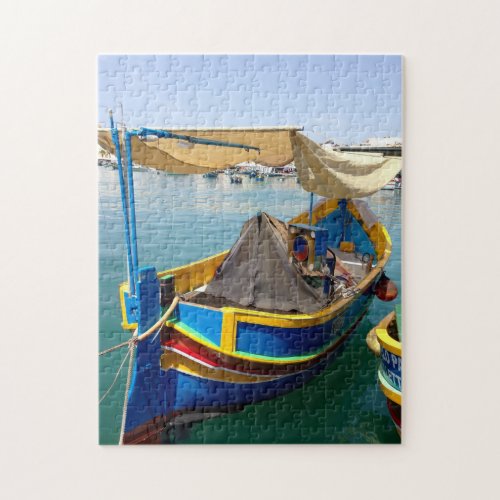 Fishing Boats of Malta Jigsaw Puzzle