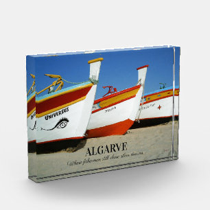 Fishing Boats on Algarve's Beach Photo Acrylic Award