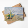 Fishing Boats | Vincent Van Gogh Card