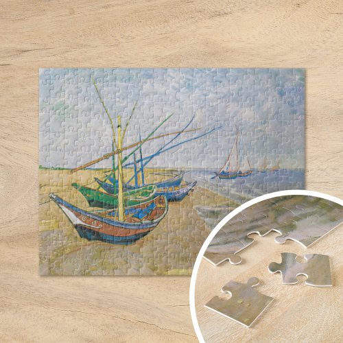 Fishing Boats  Vincent Van Gogh Jigsaw Puzzle