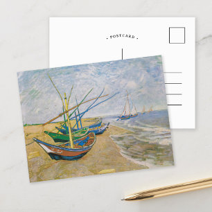 Fishing Boats Vincent van Gogh Postcard