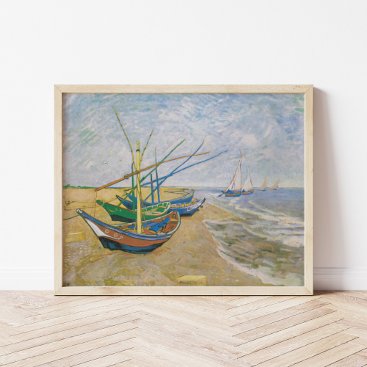 Fishing Boats | Vincent Van Gogh Poster