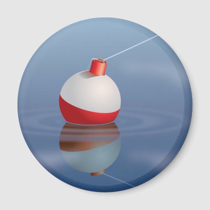 Fishing Bobber In Water Magnet