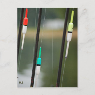 Fishing Bobbers Postcard