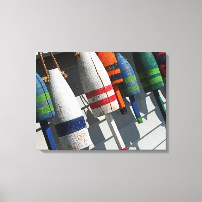 Fishing Bouy Wrapped Canvas Print (Front)