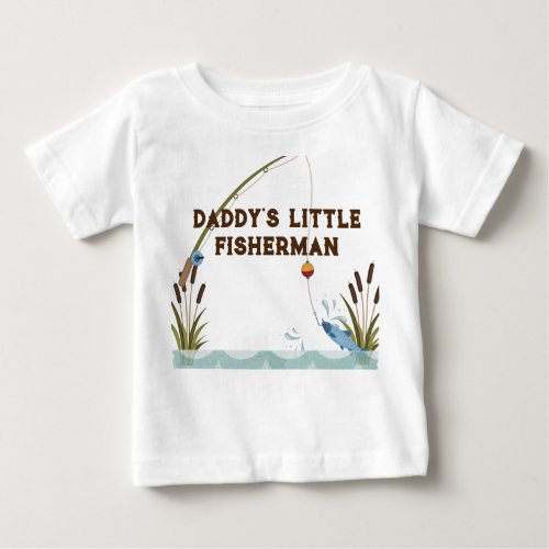 Fishing Boy Baby T_Shirt