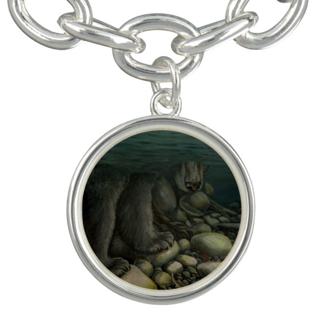 Fishing Bracelet Fishing Bear Charm Bracelet Custo (Design)