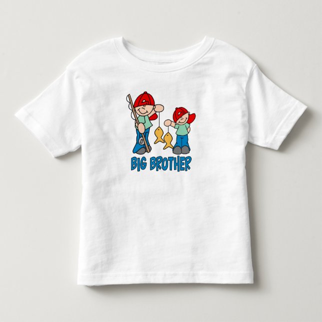 Fishing Buddies Big Brother Toddler T-shirt (Front)