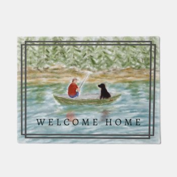Fishing Buddies Doormat by sfcount at Zazzle