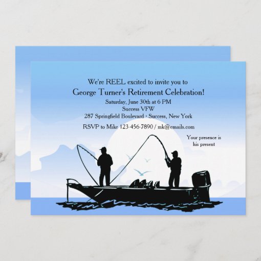 Fishing Buddies Invitation | Zazzle