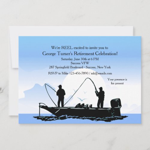 Fishing Buddies Invitation