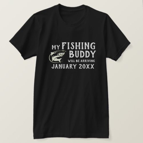 Fishing Buddy Baby Announcement T_Shirt