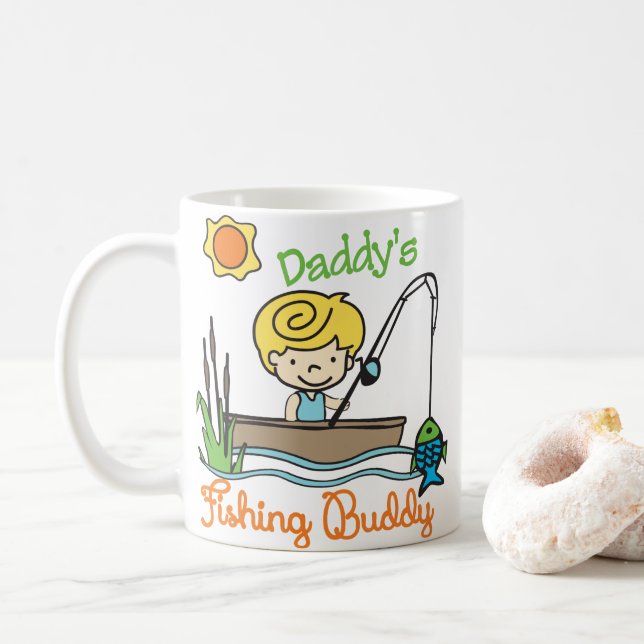 Fishing Buddy Coffee Mug (With Donut)