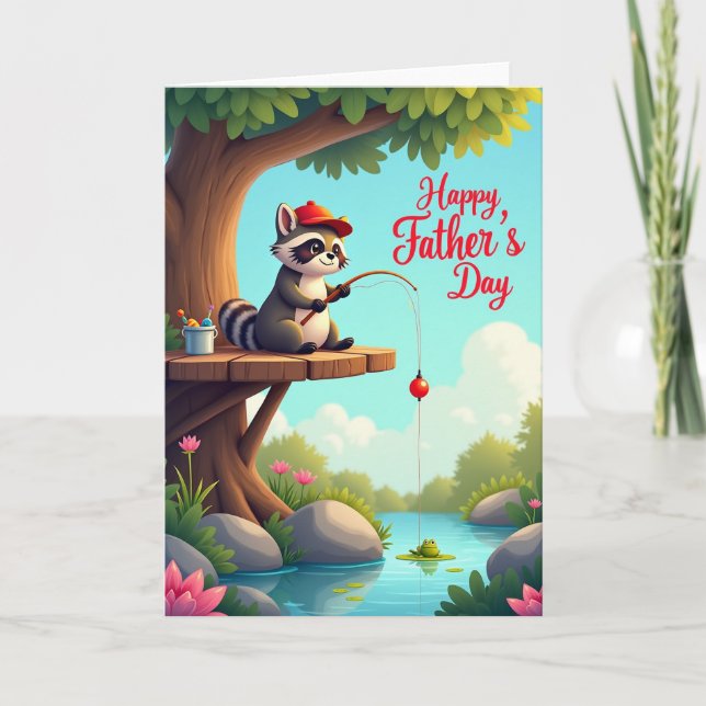 Fishing Buddy Fathers Day Card (Front)