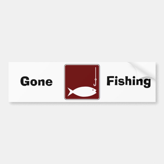 Fishing Bumper Sticker (Front)