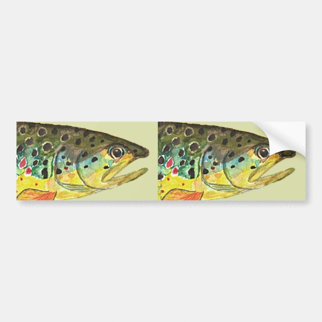 Fishing Bumper Sticker (Front)