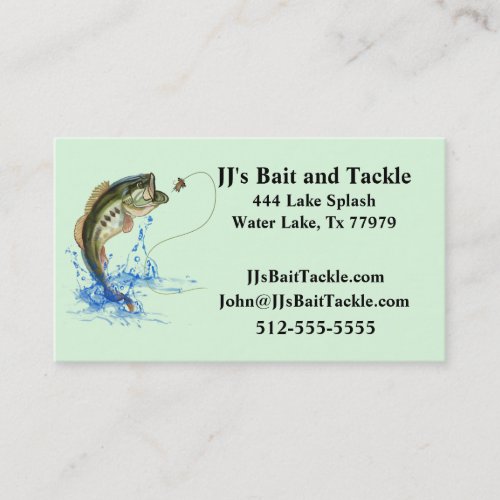 Fishing Business Card