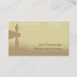 Fishing business card