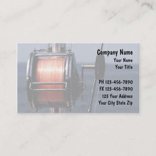 Fishing Business Cards