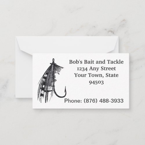 Fishing business cards