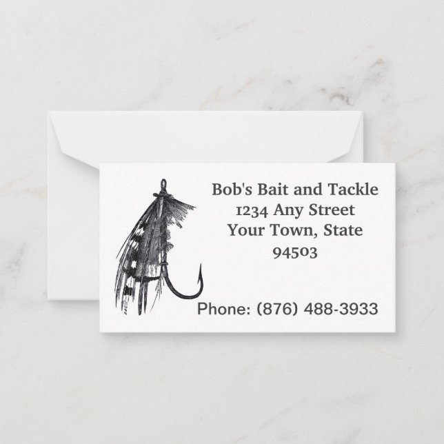Fishing business cards (Front)