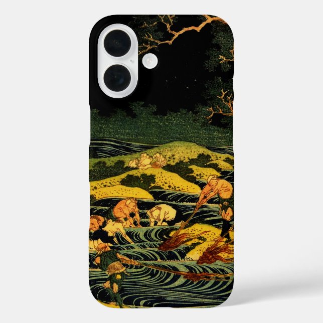 Fishing by Torchlight in Kai Province Case-Mate iPhone Case (Back)