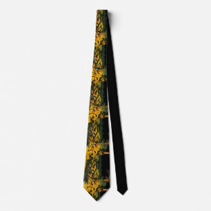 Fishing by Torchlight in Kai Province Neck Tie