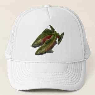 salmon fish hat