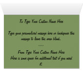 Fishing Card BC Wildlife Art Cards Custom (Inside Horizontal (Bottom))