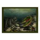 Fishing Card BC Wildlife Art Cards Custom (Front Horizontal)