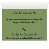 Fishing Card BC Wildlife Art Cards Custom (Inside Horizontal (Bottom))