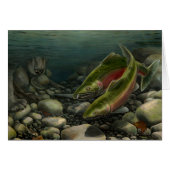 Fishing Card BC Wildlife Art Cards Custom (Front Horizontal)