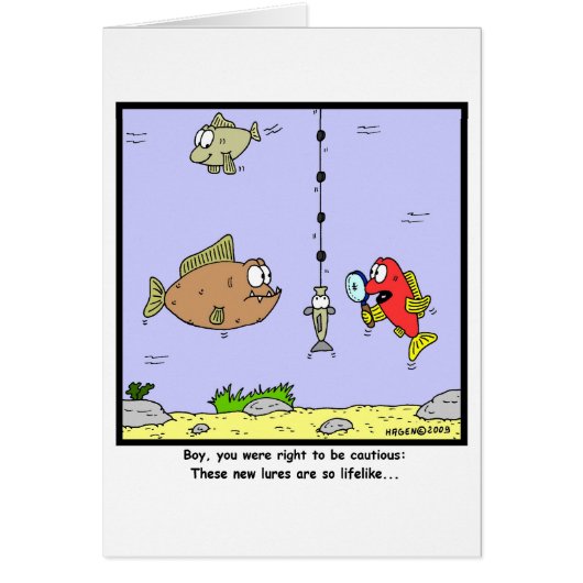 Fishing Cartoon: Lures Cards (Front)