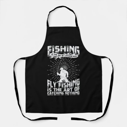 Fishing catching fish fly fishing catching apron