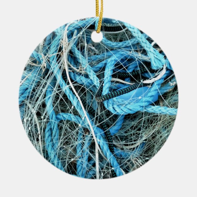 FISHING CERAMIC ORNAMENT (Front)