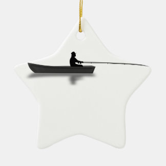 Fishing Ceramic Ornament