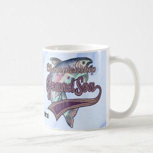 Fishing Champion Grandson mug 