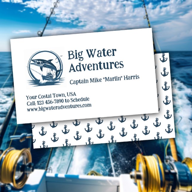 Fishing Charter Business Card (Creator Uploaded)