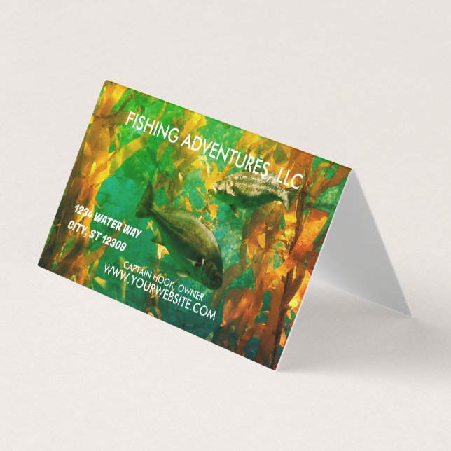 FISHING CHARTER  BUSINESS CARD (Front)