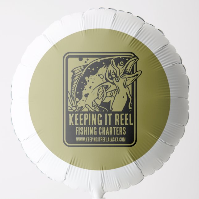 Fishing Charters And Club Accessories Balloon (Front)