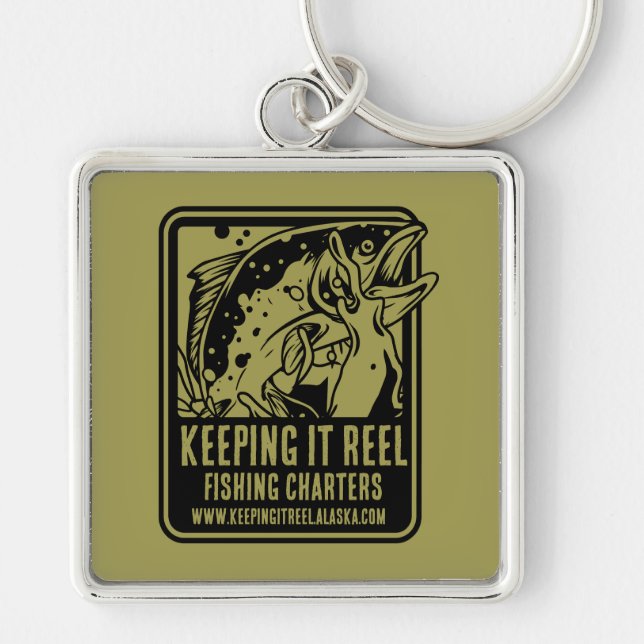 Fishing Charters And Club Accessories Keychain (Front)