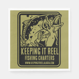 Fishing Charters And Club Accessories Napkins
