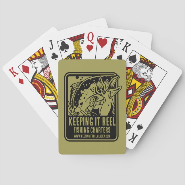 Fishing Charters And Club Accessories Poker Cards (Back)