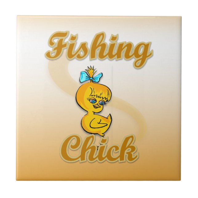 Fishing Chick Tile (Front)