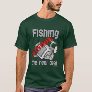 Fishing Chinook Salmon The Reel Deal Fishing T-Shirt