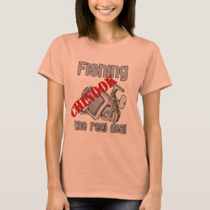 Fishing Chinook  Salmon The Reel Deal Fishing T-Shirt